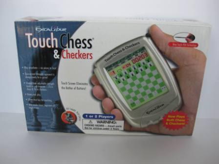 Touch Chess & Checkers (SEALED) - Handheld Game